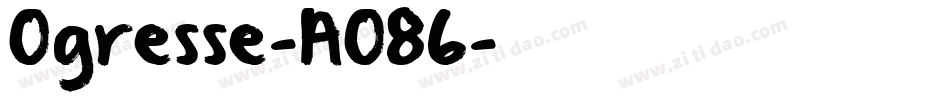 Ogresse-AO86字体转换