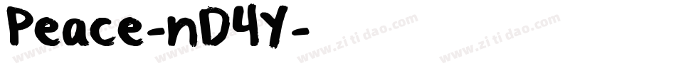 Peace-nD4Y字体转换