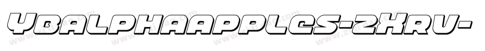 Ybalphaapples-2Xrv字体转换