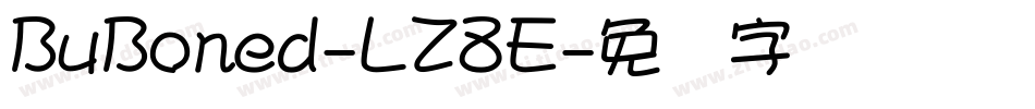 BuBoned-LZ8E字体转换
