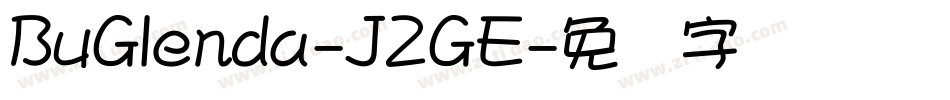 BuGlenda-J2GE字体转换