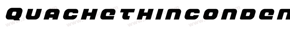Quachethincondensedpersonal-qZ0L2字体转换