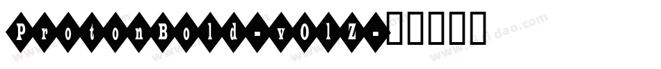 ProtonBold-vOlZ字体转换