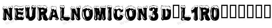 Neuralnomicon3D-l1r0字体转换