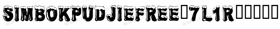 SimbokPudjieFree-7L1R字体转换