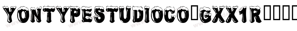 Yontypestudioco-gxx1R字体转换