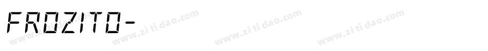 Frozito字体转换