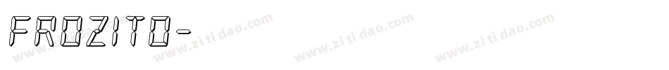 Frozito字体转换