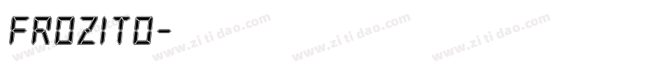 Frozito字体转换