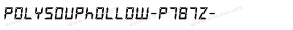 PolysoupHollow-p787Z字体转换