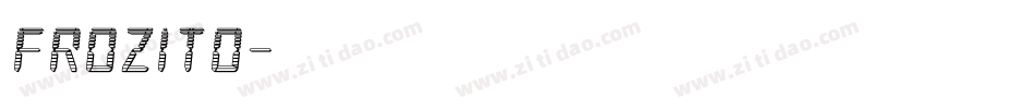 Frozito字体转换