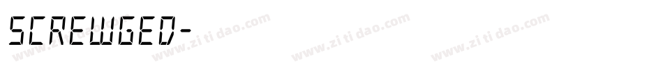 Screwged字体转换