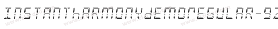 InstantHarmonyDemoRegular-9ZeL字体转换