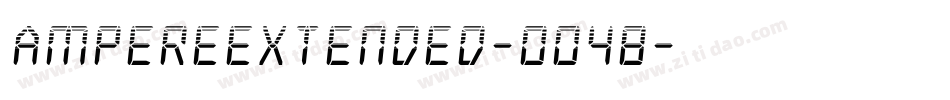 AmpereExtended-Oo48字体转换