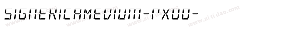 SignericaMedium-RXOo字体转换