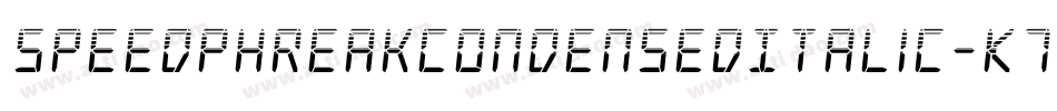 SpeedPhreakCondensedItalic-K7VOo字体转换 SpeedPhreakCondensedItalic-K7VOo字体转换