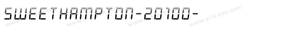 Sweethampton-2O1Oo字体转换