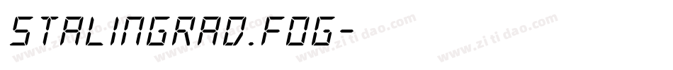 Stalingrad.fog字体转换