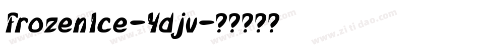 FrozenIce-Ydjv字体转换
