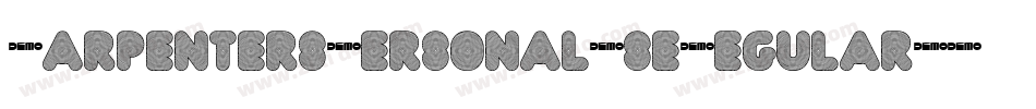 CarpentersPersonalUseRegular-DOLwR字体转换