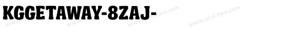 KgGetaway-8ZaJ字体转换