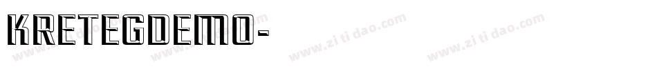 Kretegdemo字体转换