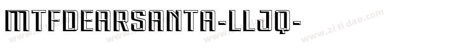 MtfDearSanta-lLJq字体转换