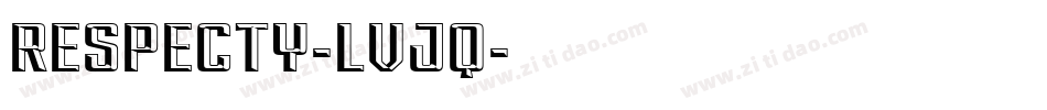 Respecty-lvJq字体转换 Respecty-lvJq字体转换