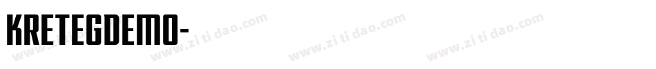 Kretegdemo字体转换