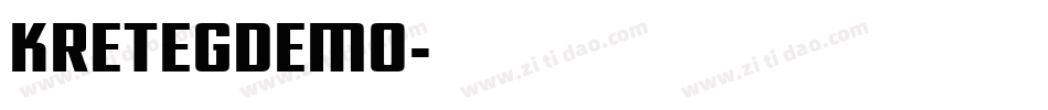 Kretegdemo字体转换