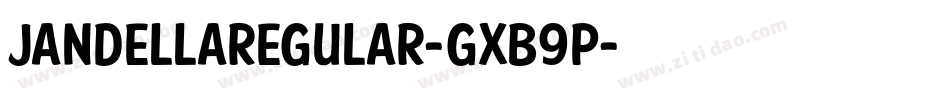 JandellaRegular-gxB9p字体转换