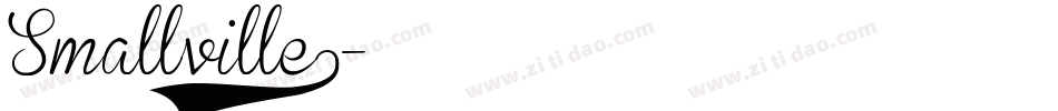 Smallville1字体转换