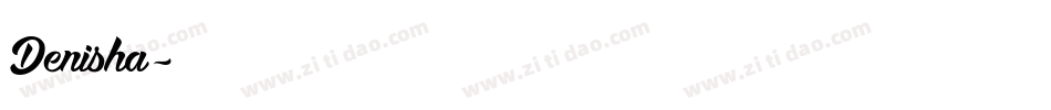 Denisha字体转换