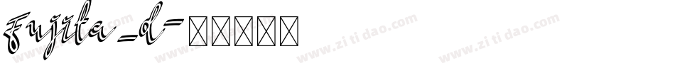 Fujita_d字体转换