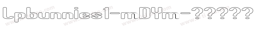 Lpbunnies1-mDYm字体转换