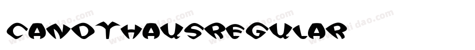 CandyHaus-Regular字体转换