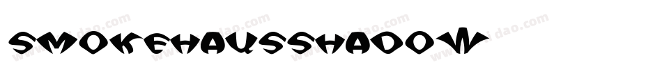 SmokeHausShadow字体转换