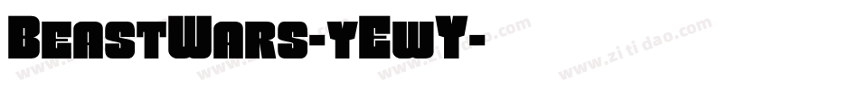 BeastWars-yEwY字体转换