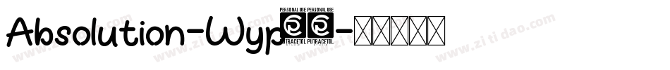 Absolution-Wyp74字体转换