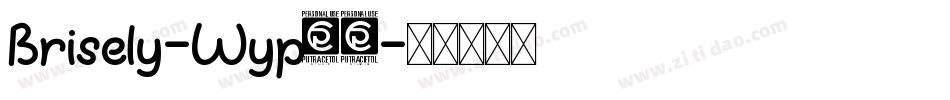 Brisely-Wyp19字体转换