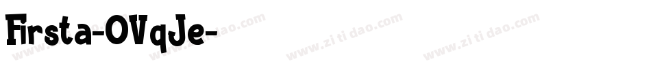 Firsta-OVqJe字体转换