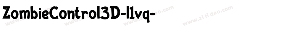 ZombieControl3D-l1vq字体转换