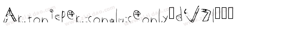 Artonicpersonaluseonly-dV7l字体转换