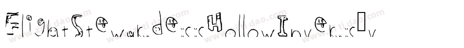 FlightStewardessHollowInvers-vL7L字体转换