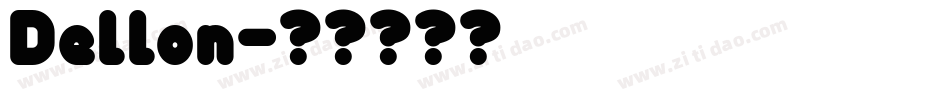 Dellon字体转换