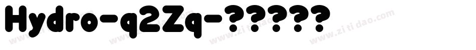 Hydro-q2Zq字体转换