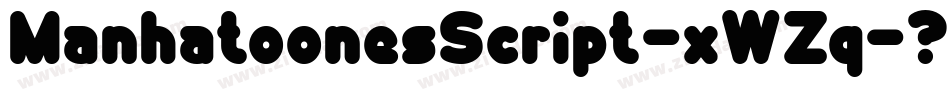 ManhatoonesScript-xWZq字体转换