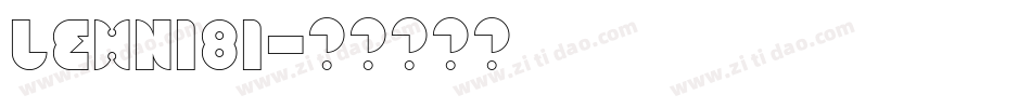 LEHN181字体转换