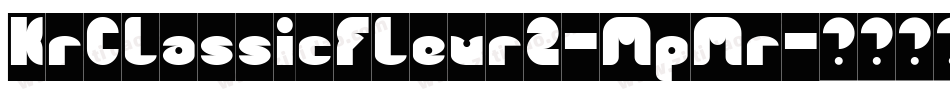 KrClassicFleur2-MpMr字体转换