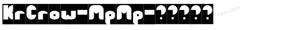 KrCrow-MpMp字体转换